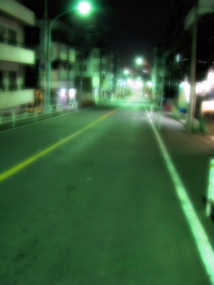 代々木郵便局の通り（パワショSX100）